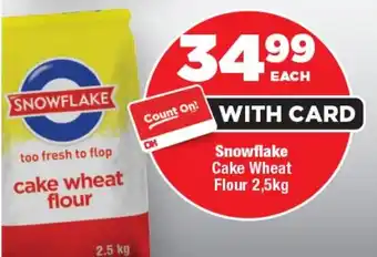 OK Foods Snowflake Cake Wheat Flour offer