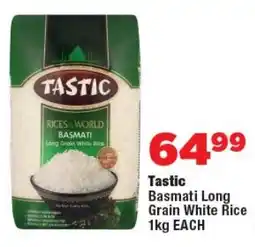 OK Foods Tastic Basmati Long Grain White Rice offer