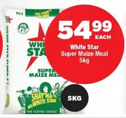 OK Foods White Star Super Maize Meal offer