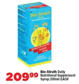 OK Foods Bio-Strath Daily Nutritional Supplement Syrup offer