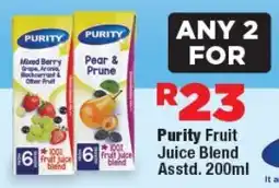 OK Foods Purity Fruit Juice Blend offer