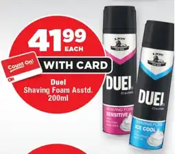 OK Foods Duel Shaving Foam offer