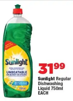 OK Foods Sunlight Regular Dishwashing Liquid offer