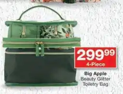 MediRite Big Apple Beauty Glitter Toiletry Bag offer