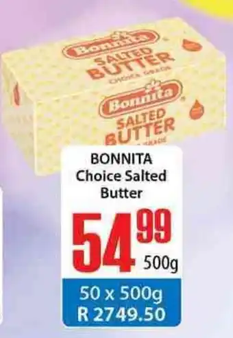 Elite Cash & Carry BONNITA Choice Salted Butter 500g offer