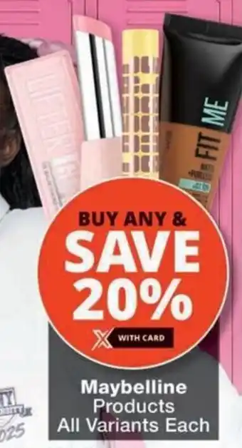 MediRite Maybelline Products All Variants offer