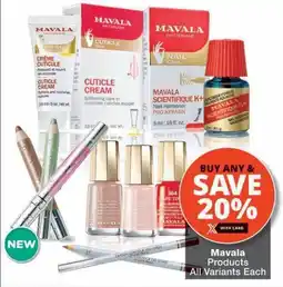 MediRite Mavala Products All Variants offer