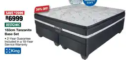 OK Furniture 183cm Tanzanite Base Set offer