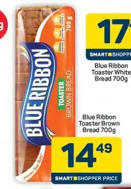 Pick n Pay BLUE RIBBON TOASTER BROWN BREAD 700g offer
