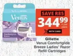 MediRite Gillette Venus Comfortglide Breeze Ladies' Razor Refill Cartridges offer