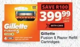 MediRite Gillette Fusion 5 Razor Refill Cartridges offer