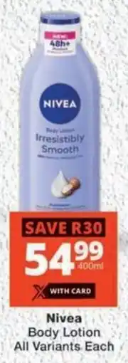 MediRite Nivea Body Lotion All Variants offer
