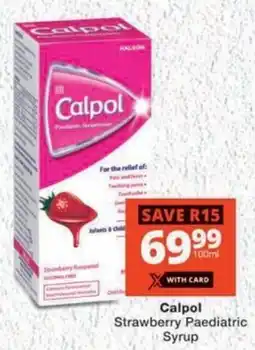MediRite Calpol Strawberry Paediatric Syrup offer