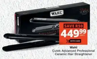 MediRite Wahl Cutek Advanced Professional Ceramic Hair Straightener offer