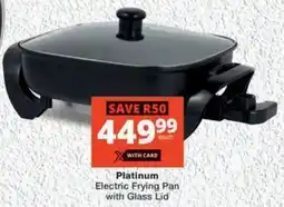 MediRite Platinum Electric Frying Pan with Glass Lid offer