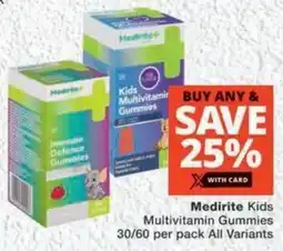 MediRite Medirite Kids Multivitamin Gummies offer