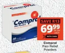 MediRite Compral Pain Relief Powders offer