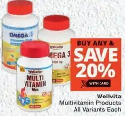 MediRite Wellvita Multivitamin Products All Variants offer