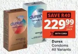 MediRite Durex Condoms All Variants offer
