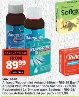 MediRite Gaviscon Aniseed/ Peppermint Antacid offer