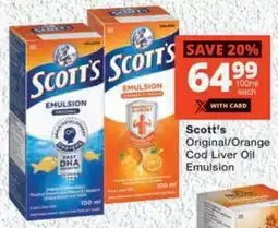 MediRite Scott's Original/ Orange Cod Liver Oil Emulsion offer