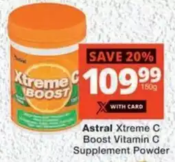 MediRite Astral Xtreme C Boost Vitamin C Supplement Powder offer