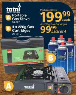 Mica Totai Portable Gas Stove offer