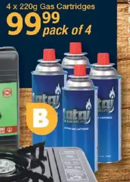 Mica Totai Gas Cartridges offer