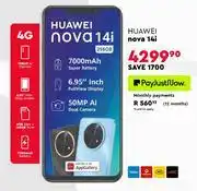 Edgars Huawei Nova 14i Smartphone offer