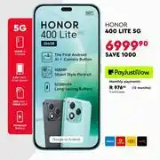 Edgars Honor 400 Lite 5G Smartphone offer