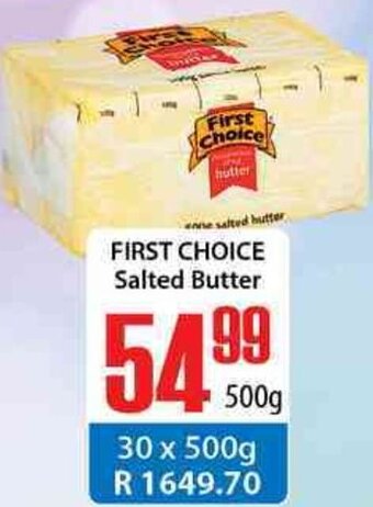 Elite Cash & Carry First Choice Salted Butter 500g offer