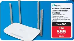 Makro Archer C50 Wireless Dual Band Router (AC1200) offer