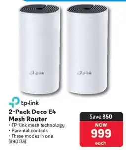 Makro 2-Pack Deco E4 Mesh Router offer