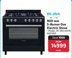 Makro ELBA 900 mm 5-Burner Gas Electric Stove offer