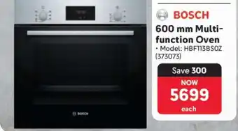Makro Bosch 600 mm Multi-function Oven offer
