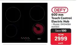 Makro DEFY 600 mm Touch Control Electric Hob offer