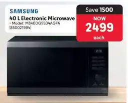 Makro Samsung 40 L Electronic Microwave offer