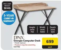 Makro Georgia Computer Desk offer