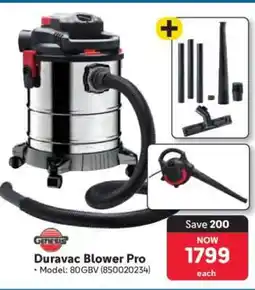 Makro Duravac Blower Pro offer
