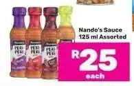 Game Nando’s Sauce 125 ml Assorted offer