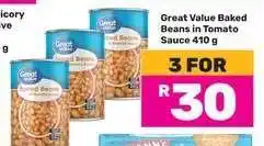 Game Great Value Baked Beans in Tomato Sauce 410 g offer