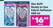 Game Sta-Soft Ready to Use Fabric Softener 500 ml offer