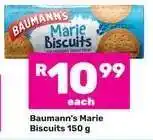 Game Baumann's Marie Biscuits 150 g offer