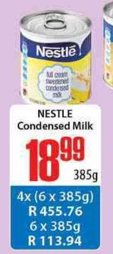 Nestle Condensed Milk 385g
