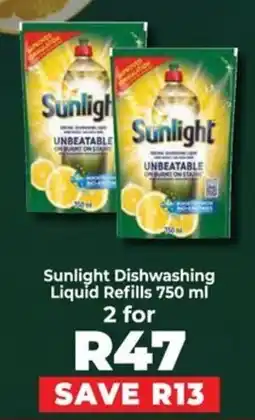 Food Lover's Market Sunlight Dishwashing Liquid Refills offer