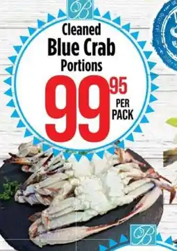 Food Lover's Market Cleaned Blue Crab Portions offer