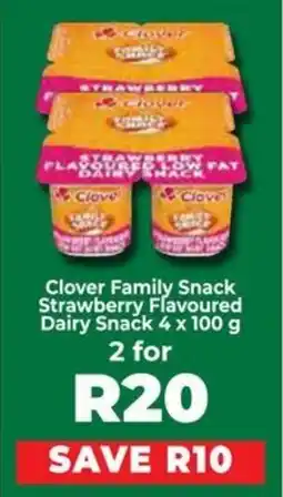 Food Lover's Market Clover Family Snack Strawberry Flavoured Dairy Snack offer