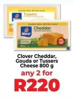 Food Lover's Market Clover Cheddar, Gouda or Tussers Cheese offer