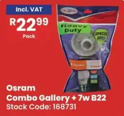 Africa Cash and Carry Osram Combo Gallery + 7w B22 offer