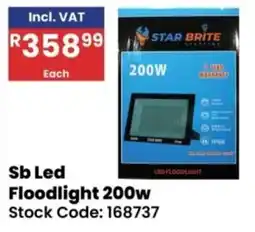 Africa Cash and Carry Sb Led Floodlight 200w offer